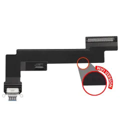 Charging Port Flex Cable For iPad Air 5 (WiFi Only) (Used OEM Pull: Grade A) (Blue)