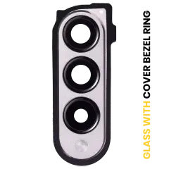 Back Camera Lens With Cover Bezel Ring For Samsung Galaxy Z Fold 3 5G (F926) (Phantom Silver)