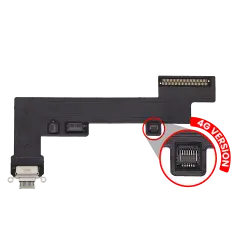 Charging Port Flex Cable For iPad Air 4 / iPad Air 5 (Cellular) (Aftermarket Plus) (Green)