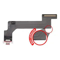 Charging Port Flex Cable For iPad 10 (2022) (WiFi Only) (Premium) (Pink)