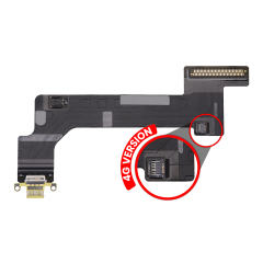 Charging Port Flex Cable For iPad 10 (2022) (Cellular) (Premium) (Yellow)