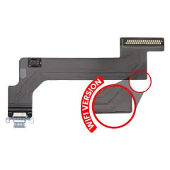 Charging Port Flex Cable For iPad 10 (2022) (WiFi Only) (Premium) (Blue)
