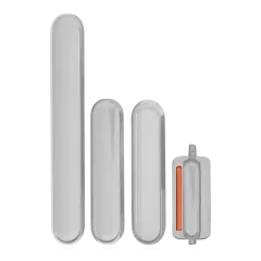 Hard Buttons (Power / Volume / Switch) For iPhone XS / XS Max (Silver)