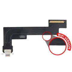Charging Port Flex Cable For iPad Air 4 (WiFi Only) (Aftermarket Plus) (Rose Gold)