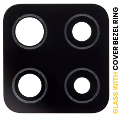 Back Camera Lens With Cover Bezel Ring For Samsung Galaxy A42 5G (A426 / 2020) (Prism Dot Black)