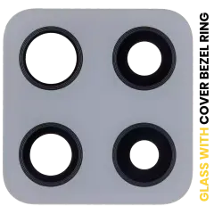 Back Camera Lens With Cover Bezel Ring For Samsung Galaxy A42 5G (A426 / 2020) (Prism Dot Gray)