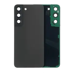 Back Cover Glass With Camera Lens Samsung Galaxy S22 5G (Service Pack) (Graphite)