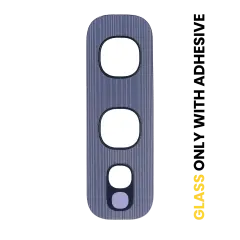 Back Camera Lens (Glass Only) With Adhesive For Samsung Galaxy S10E (Prism Blue)