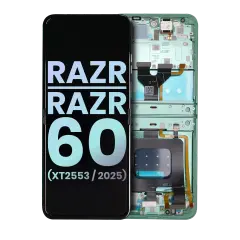 OLED Assembly With Frame For Motorola Razr / Razr 60 (XT2553 / 2025) (Genuine OEM) (Spring Bud) 