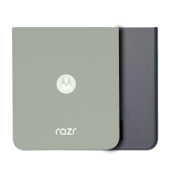Base Back Cover Glass For Motorola Razr / Razr 60 (XT2553 / 2025) (Genuine OEM) (Lightest Sky)