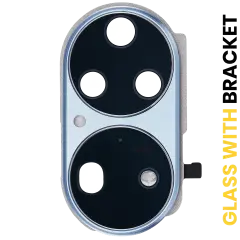 Back Camera Lens With Bracket For Huawei P50 Pro (Blue)