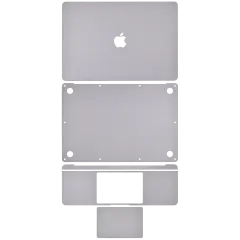 4in1 (Top, Bottom, Keyboard, Trackpad) Skin For  MacBook Air 13" A1932 (2018-2019) / A2179 (2020) (Space Gray)
