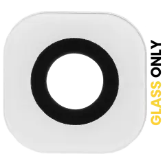 Back Camera Lens (Glass Only) With Adhesive For Samsung Galaxy S6 / S6 Edge (White) (10 Pack)