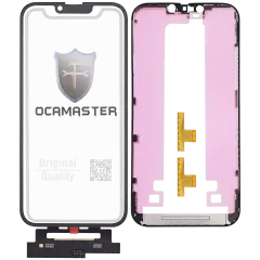 4 in 1 Short Flex (Digitizer Touch With Glass + OCA + Frame Pre-installed) For iPhone 14 Plus (OCA Master)