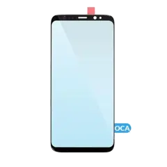 Front Glass With OCA Pre-Installed For Samsung Galaxy S8 (Black) (125 um)