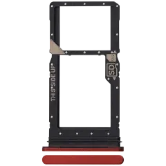 Single Sim Card Tray For Motorola Moto G Stylus 5G (XT2419 / 2024) (Premium) (Scarlet Wave)