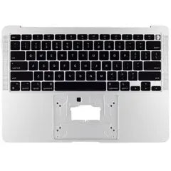 Top Case With Battery And Keyboard For MacBook Air 13" Retina (A2337 / Late 2020) (Genuine OEM) (US Keyboard) (Silver)