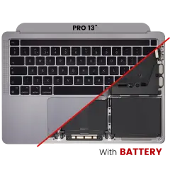 Top Case Assembly With Battery And Keyboard For MacBook Pro 13"  A2338 (2020)  / (Space Gray) (US Keyboard)