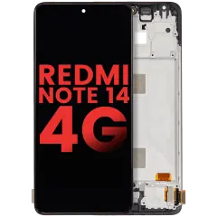 OLED Assembly With Frame For Xiaomi Redmi Note 14 4G (Aftermarket Plus) (All Colors)
