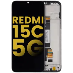 LCD Assembly With Frame For Xiaomi Redmi 15C 5G / Redmi 15R (Refurbished) (All Colors)