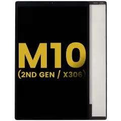 LCD Assembly Without Frame For Lenovo Tab M10 (TB-X306) (2nd Gen) (HD)(Refurbished) (Black)