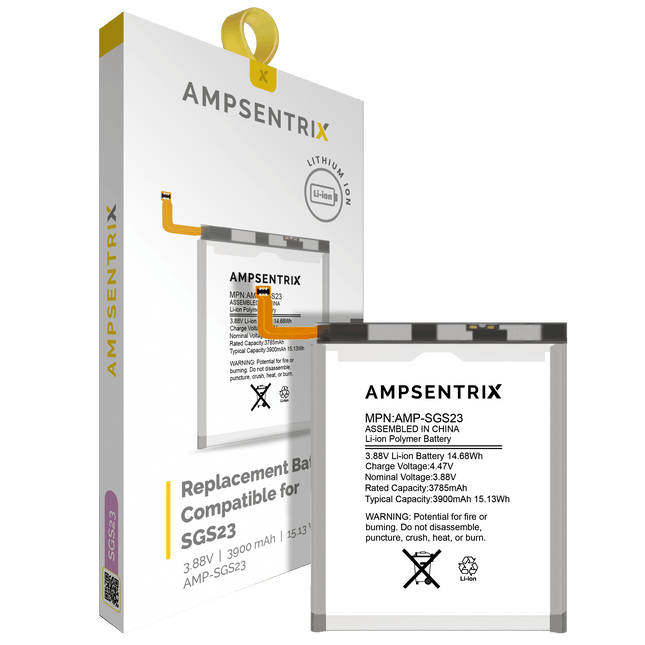 Battery | for: Samsung Galaxy S23 | AmpSentrix Pro (OEM Core)
