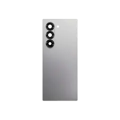 Back Cover Glass With Camera Lens For Samsung Galaxy Z Fold 6 5G (Service Pack) (Silver Shadow)