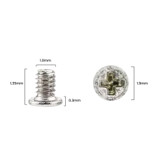 Screw Set (M1 x 1.35 x 1.9D x 0.3T) for iPhone XR (30 Pack) (Service Pack)