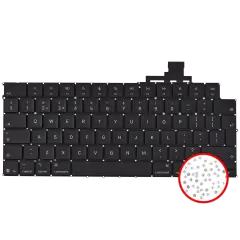 Keyboard W/ Backlight & Screws For MacBook Air 15" (A3241 / Early 2025) (UK English)