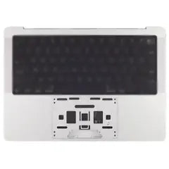 Top Case With Battery (ISO Icelandic) For MacBook Pro 14" A3434 (2025) (Genuine OEM) (Silver)