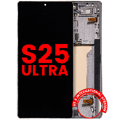 OLED Assembly With Frame For Samsung Galaxy S25 Ultra 5G (Aftermarket Plus) (US & International) (Titanium Pink Gold / Jade Green / Grey)