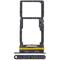 Dual Sim Card Tray For Samsung Galaxy A17 4G (A175 / 2025) (Premium) (Black)