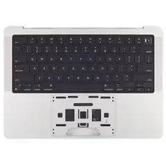 Top Case with Battery and Keyboard For MacBook Pro 14" A2992 (2023) (ISO Slovak) (Genuine OEM) (Silver)