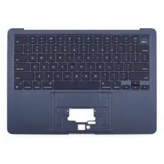 Top Case with Keyboard For MacBook Air 13" A2681 (2022) (ISO Swedish) (Genuine OEM) (Midnight)