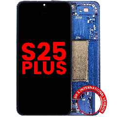 OLED Assembly With Frame For Samsung Galaxy S25 Plus 5G  (US & International Version) (Aftermarket Plus) (Navy)