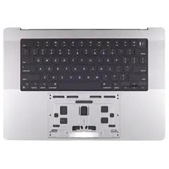 Top Case with Battery and Keyboard (ISO Romanian) For MacBook Pro 16" A2485 (2021) (Genuine OEM) (Space Gray)