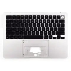 Top Case with Keyboard For MacBook Air 13" A2681 (2022) (ISO Dutch) (Genuine OEM) (Silver)