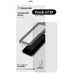 Casper Snap Tempered Glass Compatible For iPhone 12 / 12 Pro (10 Pack) (AR Clear)