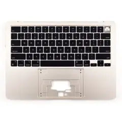Top Case with Keyboard For MacBook Air 13" A2681 (2022) (ISO Icelandic) (Genuine OEM) (Silver)