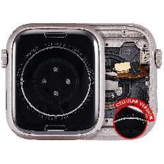 Housing Assembly Compatible For Watch Series 8 (45MM) (Used OEM Pull: Grade A) (Cellular Version) (Aluminum / Starlight)
