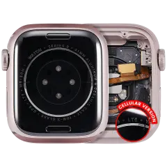 Housing Assembly Compatible For Watch Series 9 (41MM) (Used OEM Pull: Grade A) (Cellular Version) (Aluminum / Pink)