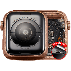 Housing Assembly Compatible For Watch Series 5 (40MM) (Used OEM Pull: Grade A) (GPS Version) (Aluminum / Gold)