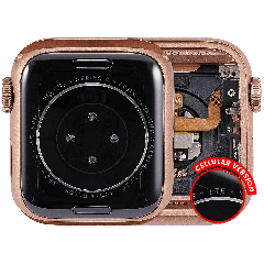 Housing Assembly Compatible For Watch Series 6 (40MM) (Used OEM Pull: Grade A) (Cellular Version) (Aluminum / Rose Gold)