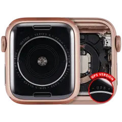 Housing Assembly Compatible For Watch Series 4 (40MM) (Used OEM Pull: Grade A) (GPS Version) (Aluminum / Gold)