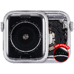 Housing Assembly Compatible For Watch Series 4 (40MM) (Used OEM Pull: Grade A) (GPS Version) (Aluminum / Silver)