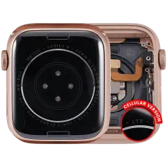 Housing Assembly Compatible For Watch Series 6 (44MM) (Used OEM Pull: Grade A) (Cellular Version) (Aluminum / Rose Gold)