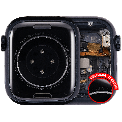 Housing Assembly Compatible For Watch Series 7 (41MM) (Used OEM Pull: Grade A) (Cellular Version) (Aluminum / Space Black)