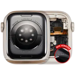 Housing Assembly Compatible For Watch Series 8 (41MM) (Used OEM Pull: Grade A) (GPS Version) (Aluminum / Starlight)