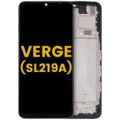 LCD Assembly With Frame For Cricket Outlast 5G (SN509C) / AT&T Motivate Pro 5G (SN509A) / Cricket Icon 6 (SL219C) / AT&T Verge (SL219A) (Refurbished) (All Colors)