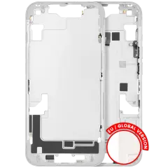 Mid-Frame Housing  W/ Small Parts For iPhone 14 (EU / Global Version) (Used OEM Pull: Grade B) (Starlight)